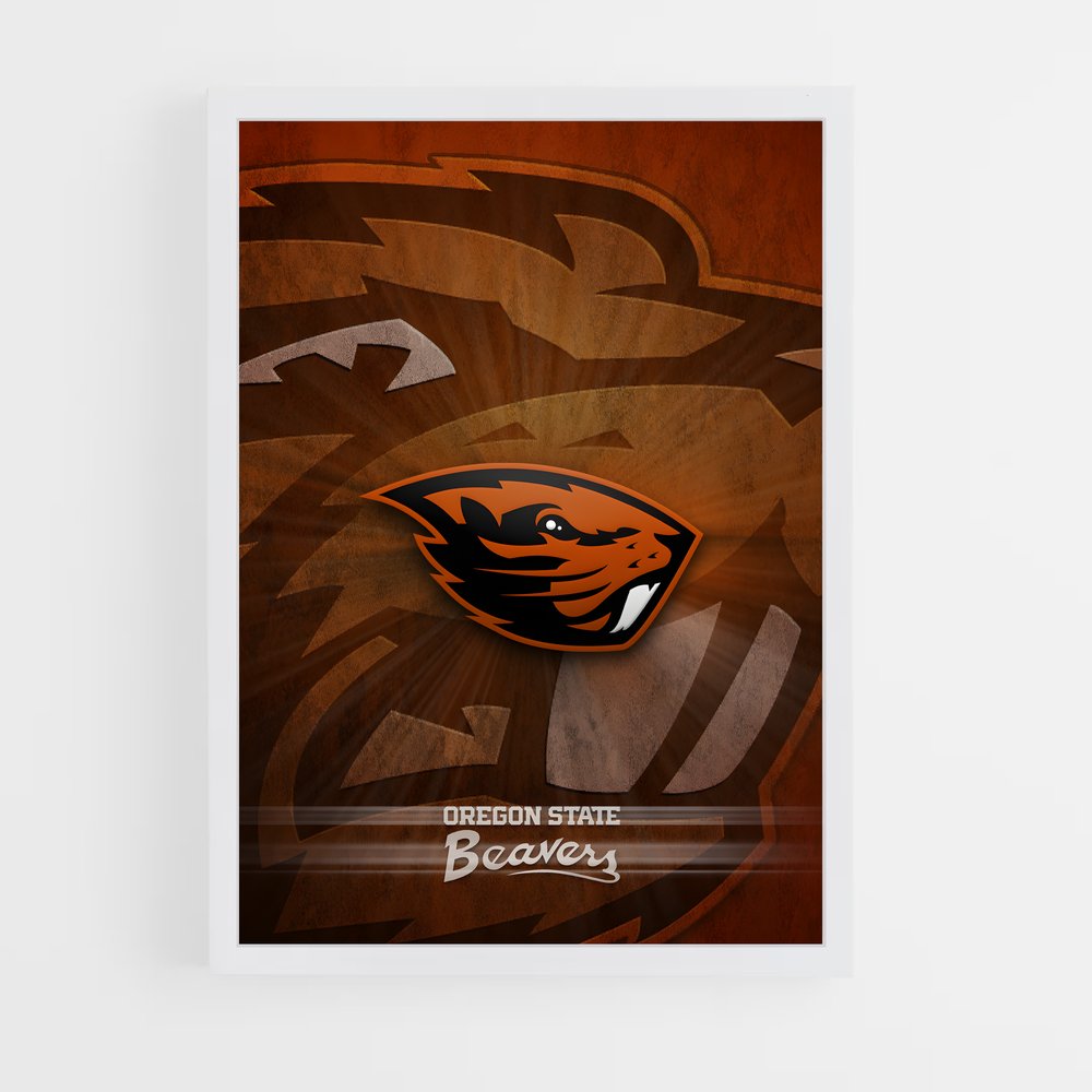 Poster Beaver Pride – affiche Baseball (vue 3)